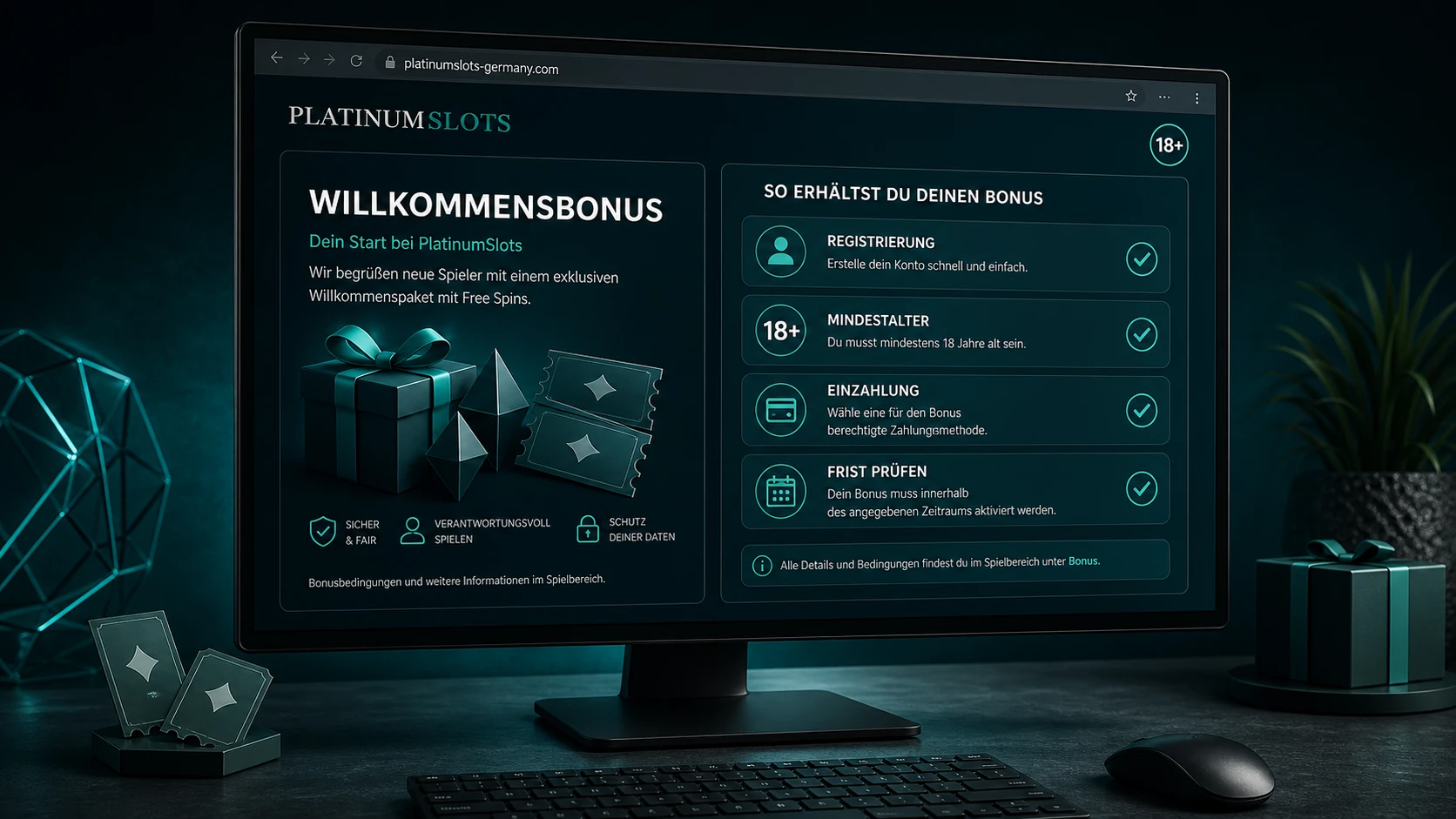 Willkommensbonus für neue Spieler