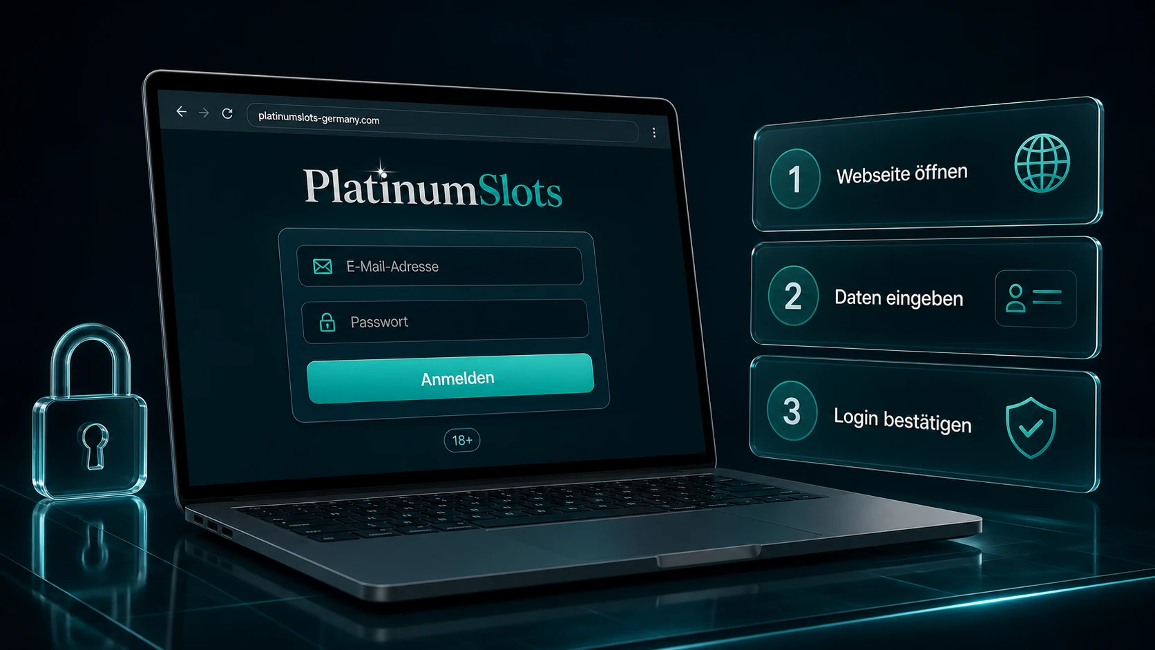 PlatinumSlots Login Schritt für Schritt